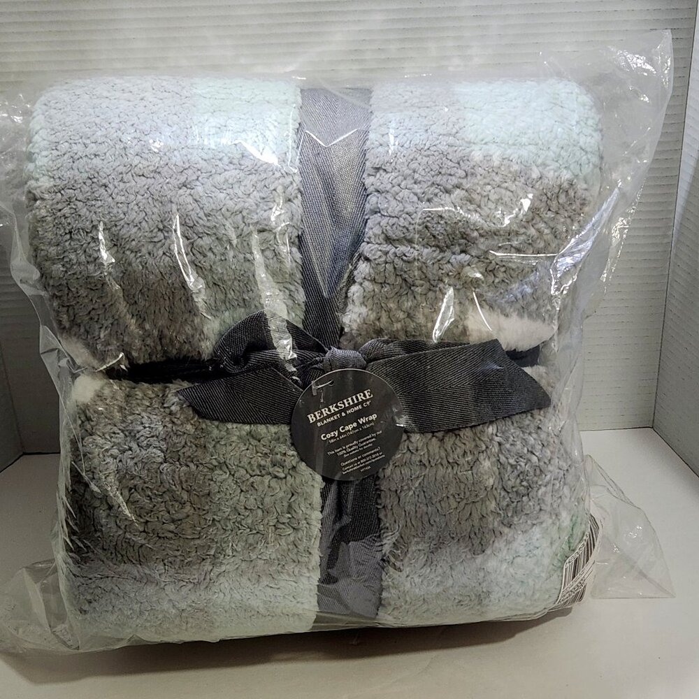 Berkshire Cozy Cape Wrap - Seaglass